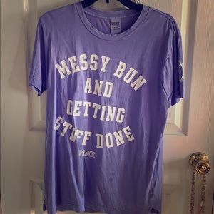 PINK purple tee